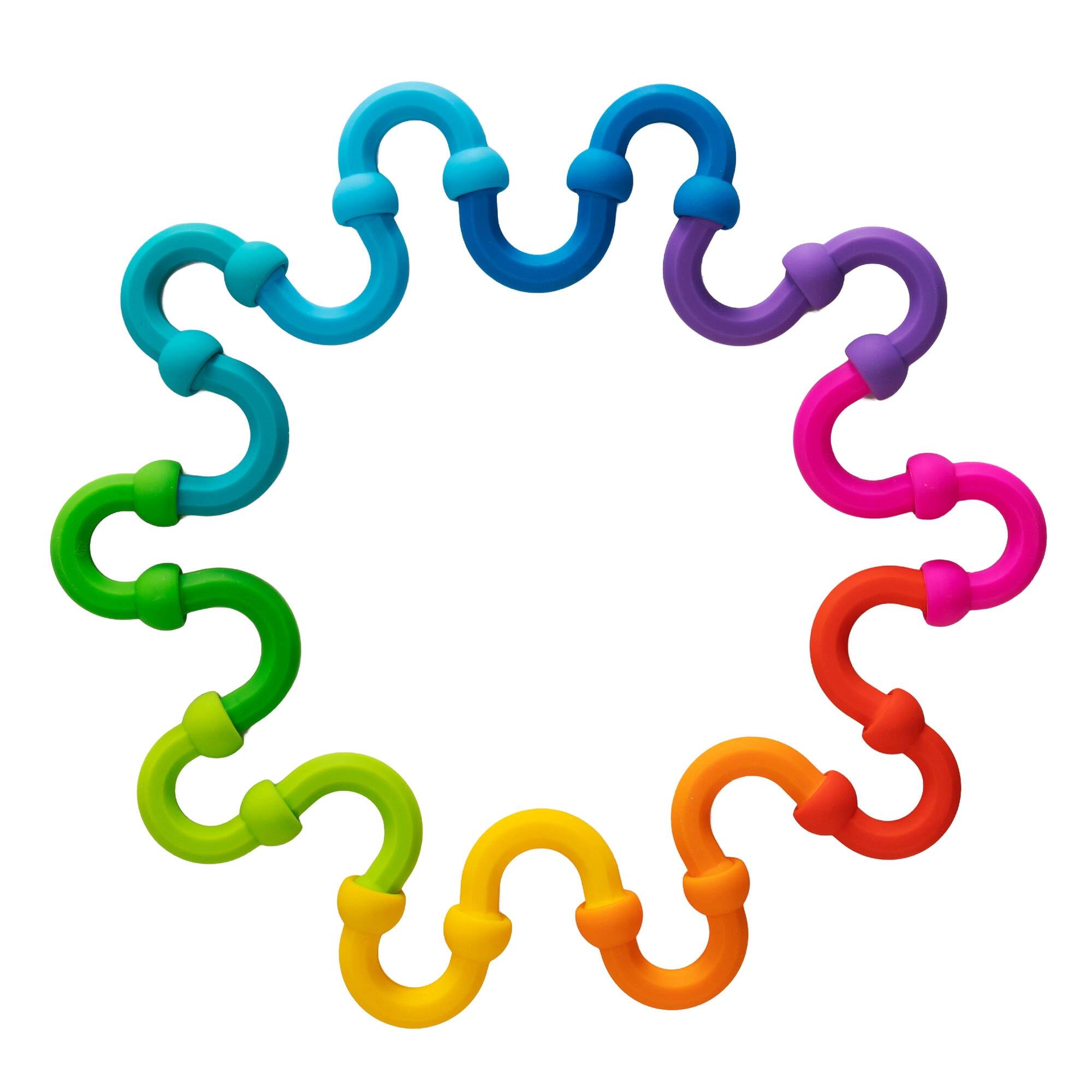 Fat Brain Plip Links silikonová spojovací účka, 20 ks