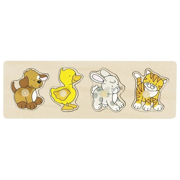 Goki Puzzle s mi úchytkami Zvířátka II