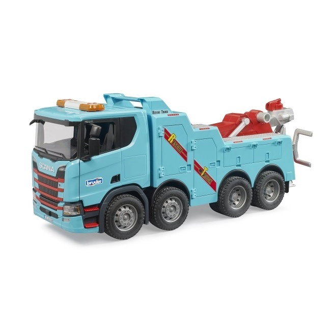 Bruder 3553 Nákladní auto Scania vyprošťovací a odtahový vůz