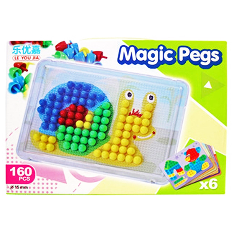 mozaika s kolíčky 240 ks, 15 mm