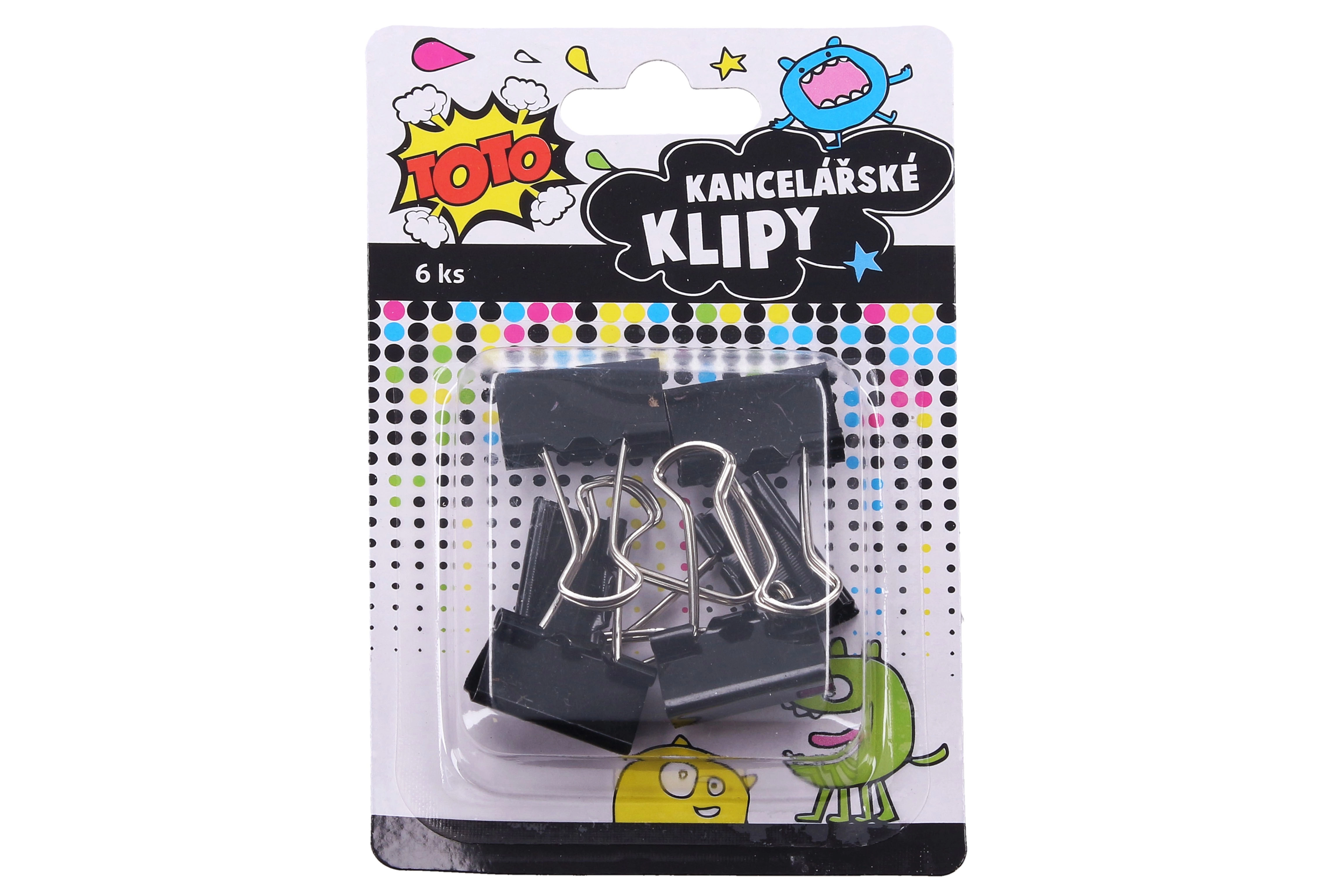 Levně Klip kancelářský 6 ks, 25 mm