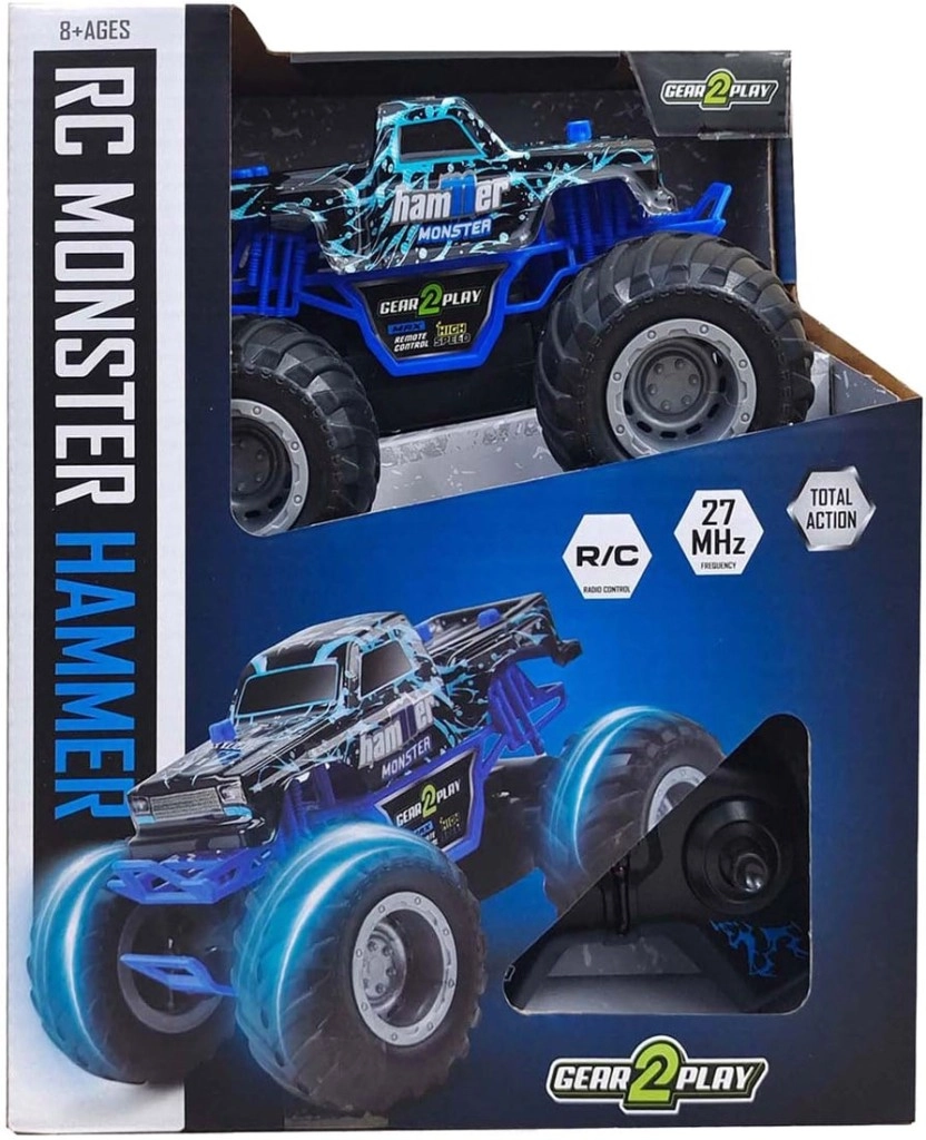 RC auto Monster Hammer Flames 1:24