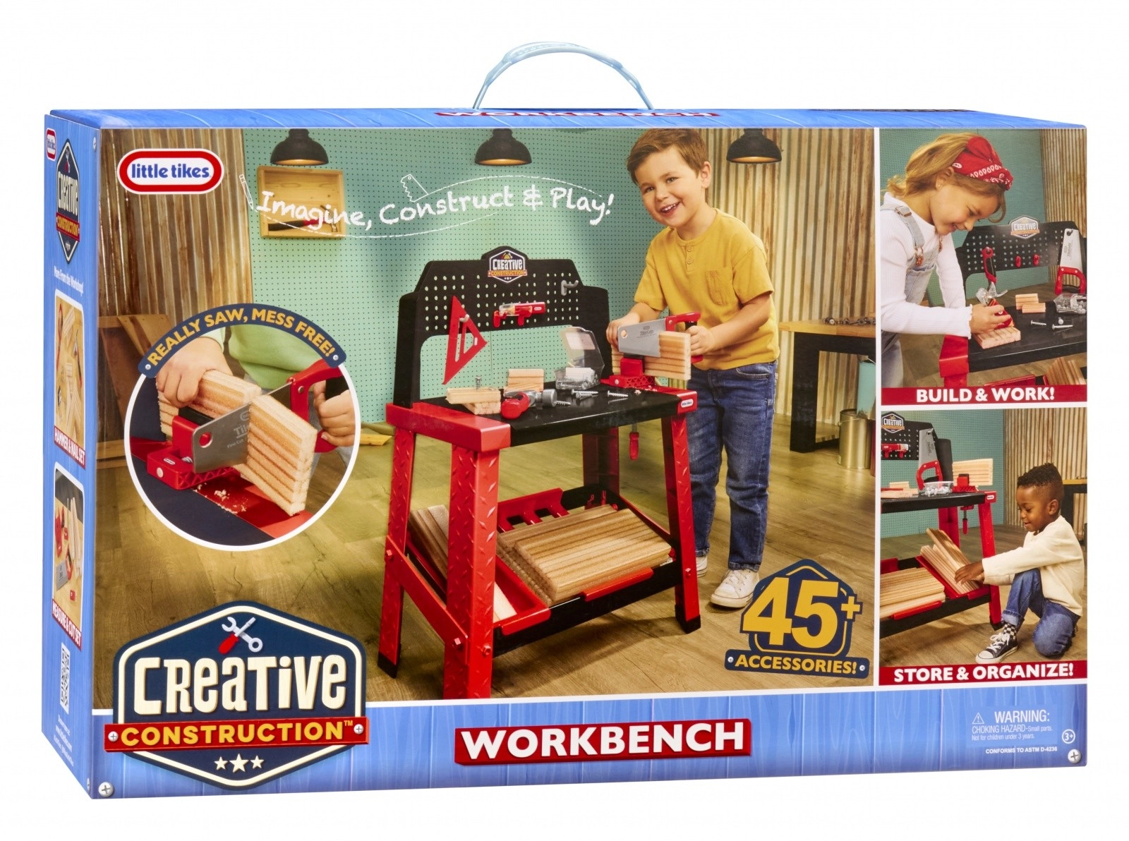 Creative Construction dětský pracovní stůl s nářadím