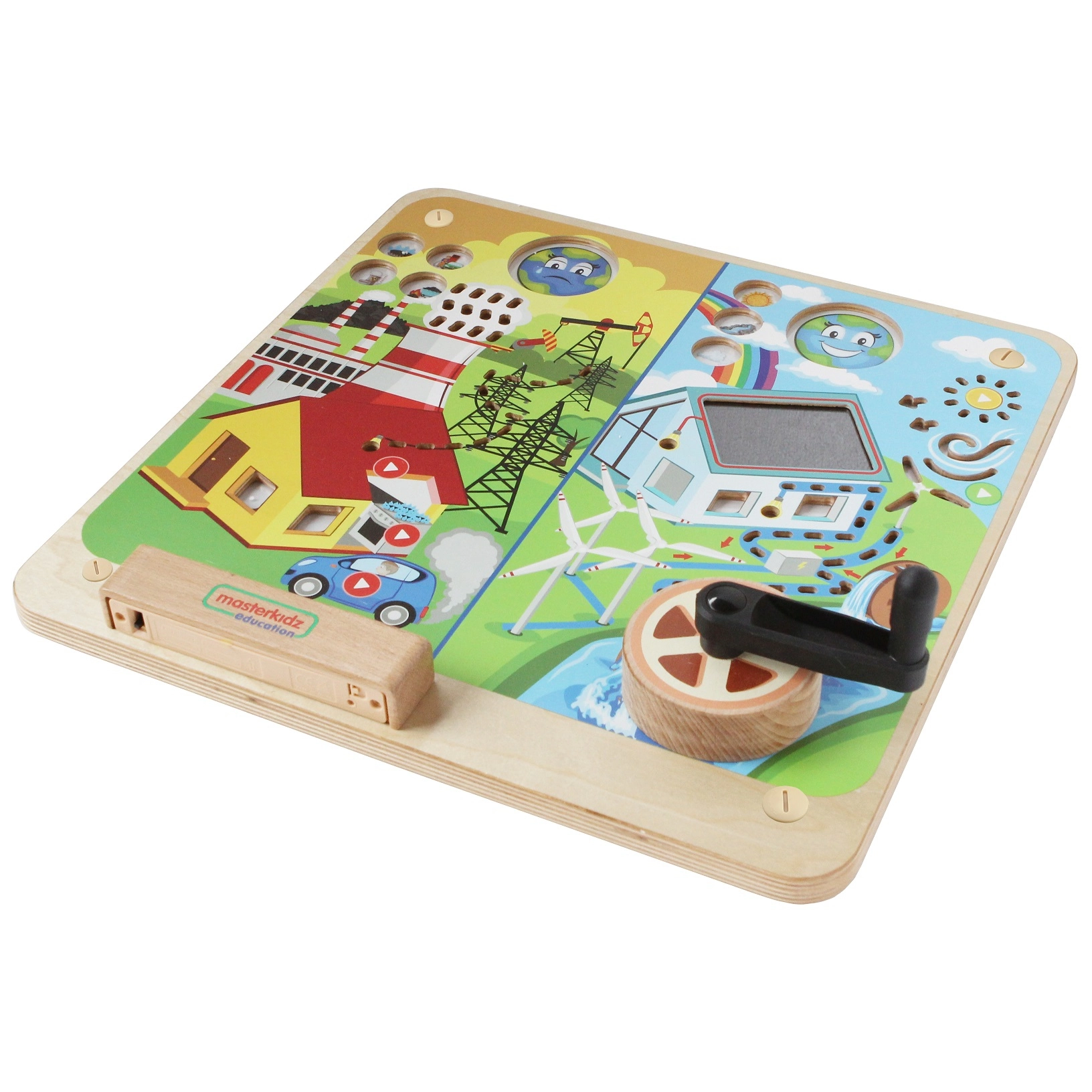 Edukativní tabule Odnovitelná a Neodnovitelná Energie Masterkidz Montessori