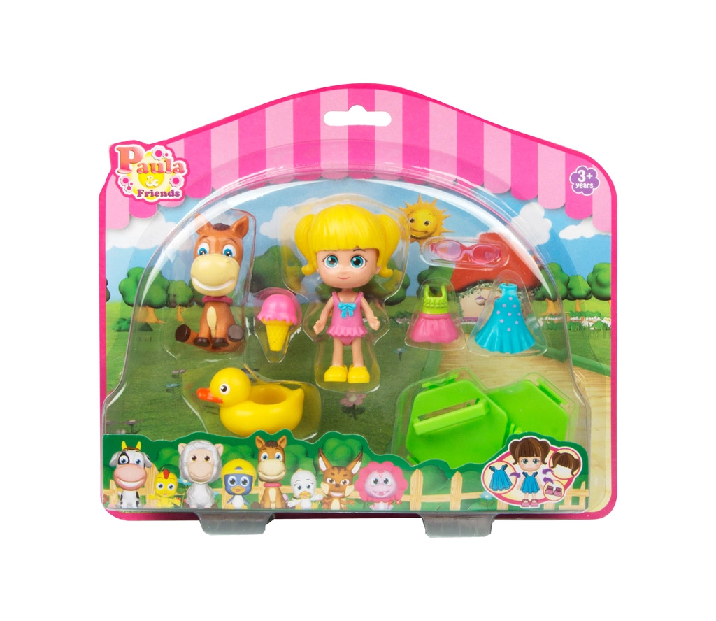 Paula & Friends panenka se zvířátkem a doplňky
