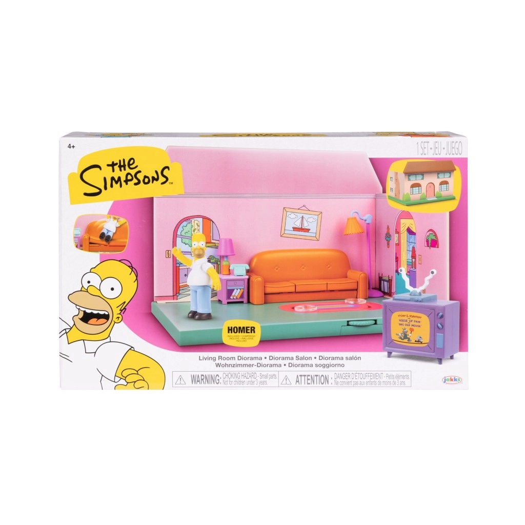 Hrací sada domeček THE SIMPSONS s figurkou Homera