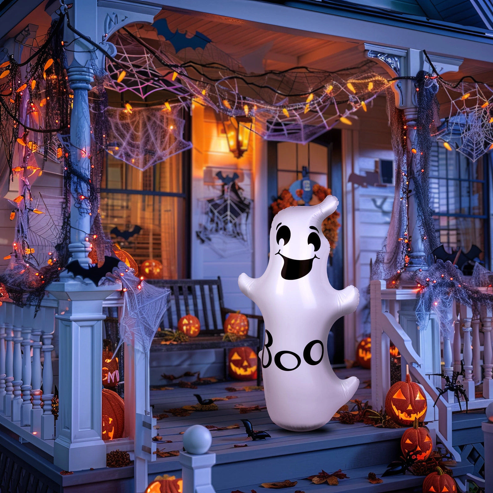 Nafukovací halloweenský duch 120 cm