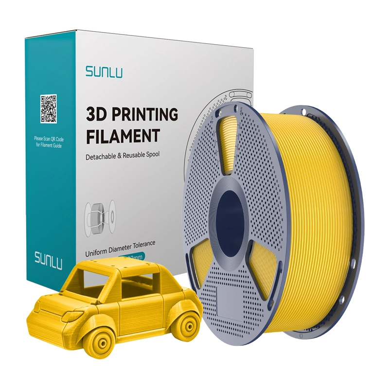 Filament Sunlu PETG jasně žlutý