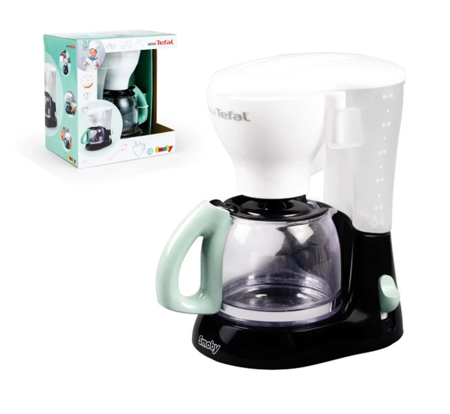 mini tefal kávovar pro děti s konvičkou a ruční pumpou