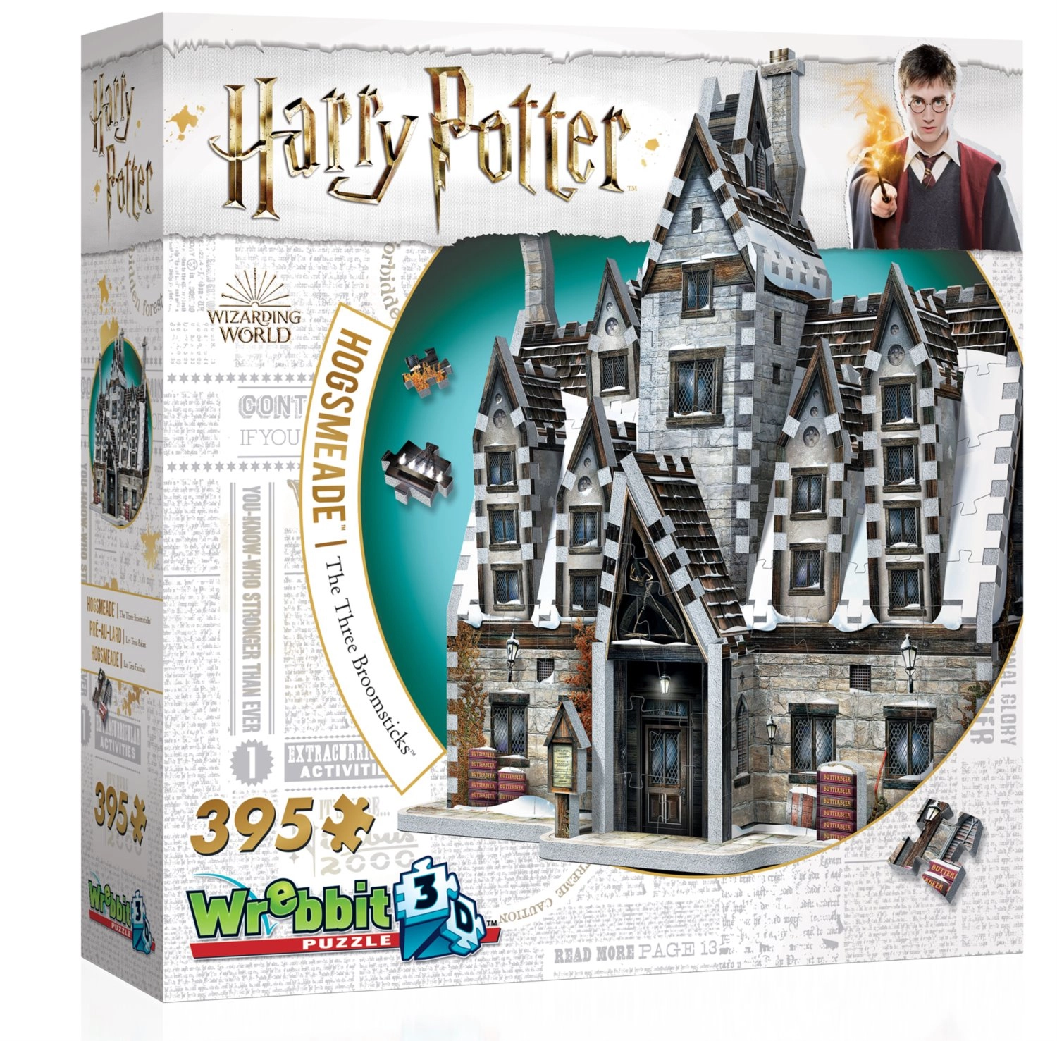 WREBBIT 3D puzzle Harry Potter: U Tří Košťat 395 dílků