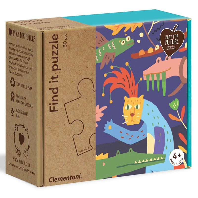 Puzzle 60 dílků Džungle