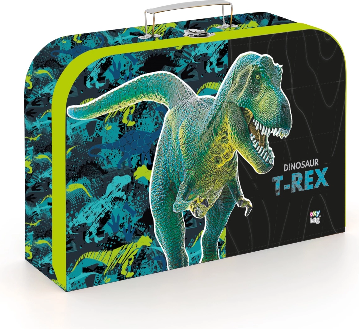 Oxybag Kufřík lamino 34 cm Premium Dinosaurus