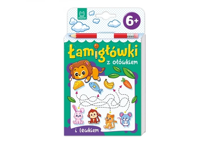 Łamigłówky s tužkou a lvíčkem od 6 let