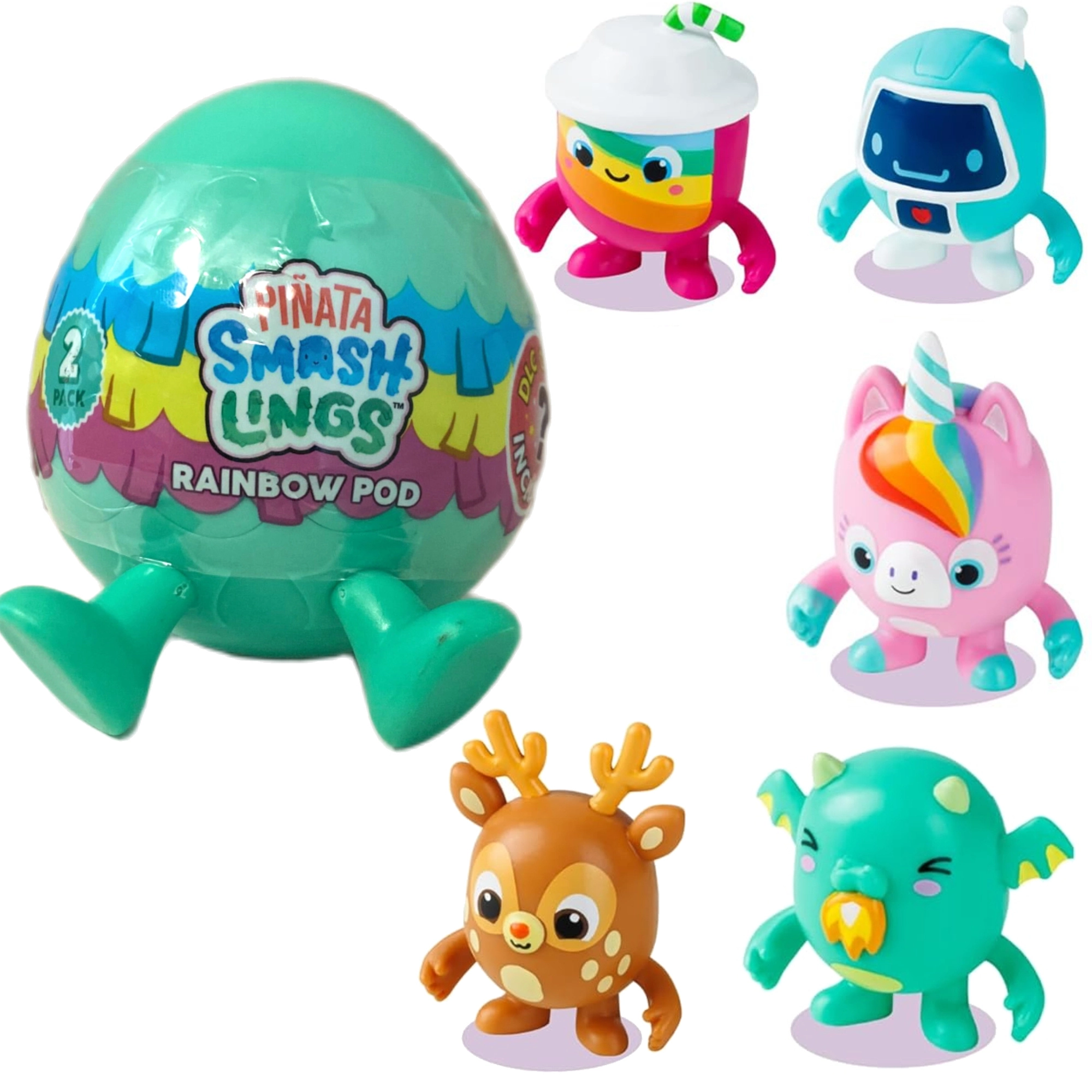 Piñata Smashlings Rainbow Pod – 2 náhodné figurky v vajíčku