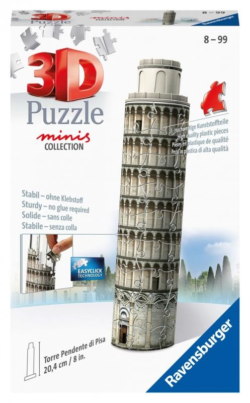 Ravensburger 3D puzzle Mini Šikmá věž, Pisa 54 ks
