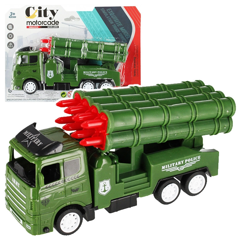 Vojenské auto s pohonem pull-back