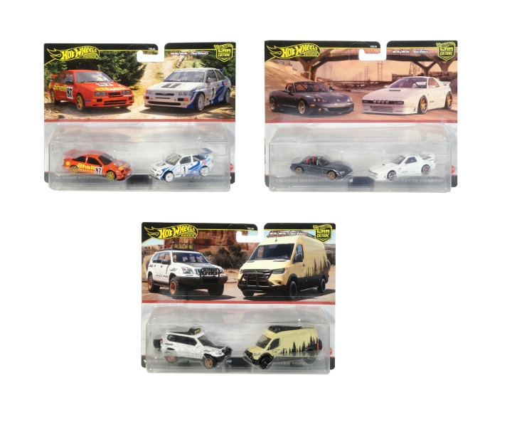 Hot Wheels Premium sada 2 kovových autíček