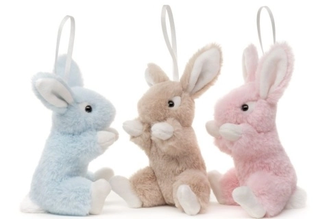 Eco-friendly plyšový králík 15 cm (3 barvy)