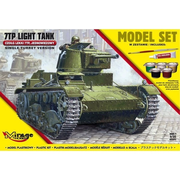 7TP jednověžový – plastový model stavebnice