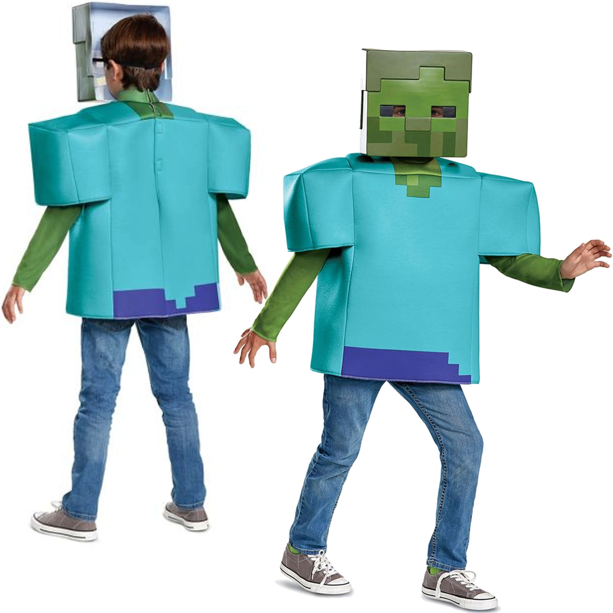 Dětský kostým zombie z Minecraftu 110–122 cm (4–6 let) od Disguise