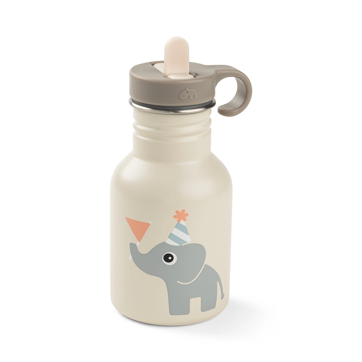 Done by Deer nerezová dětská láhev Celebration písková 350 ml