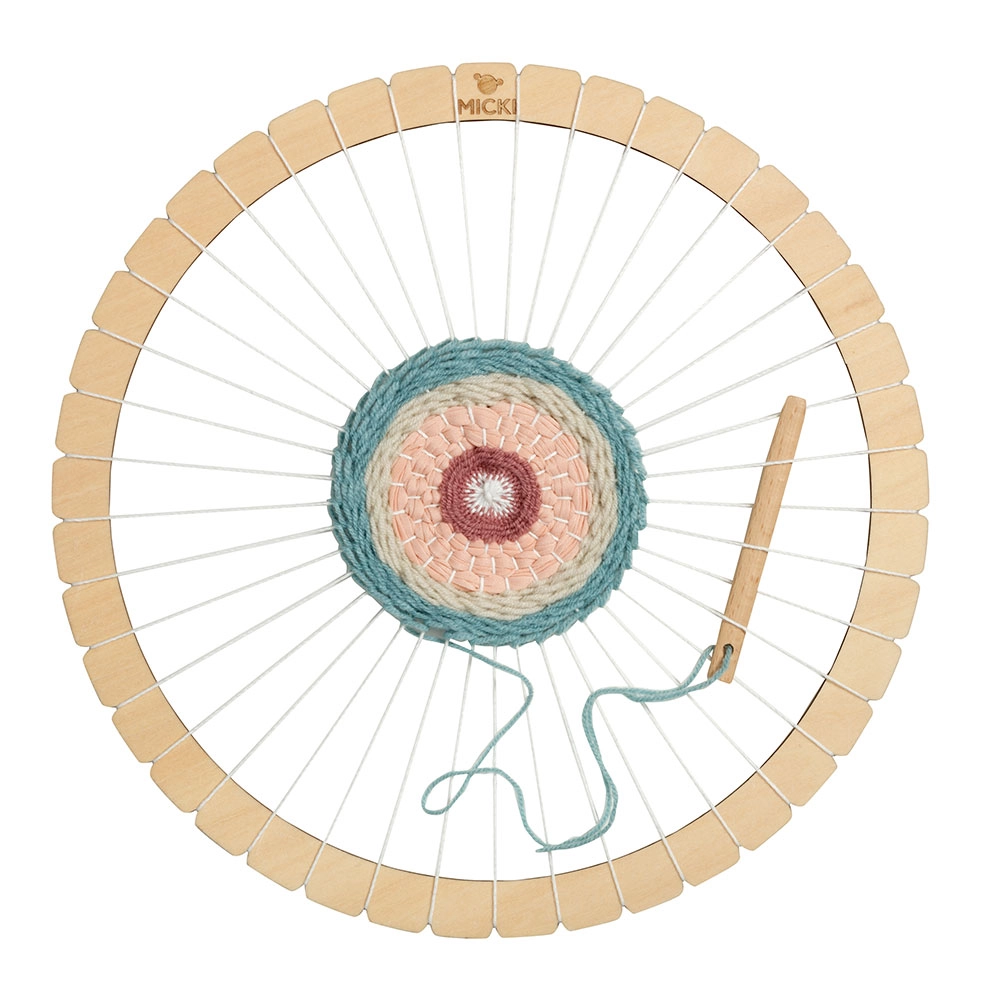 Kruhový tkalcovský stav pro děti 30 cm Micki
