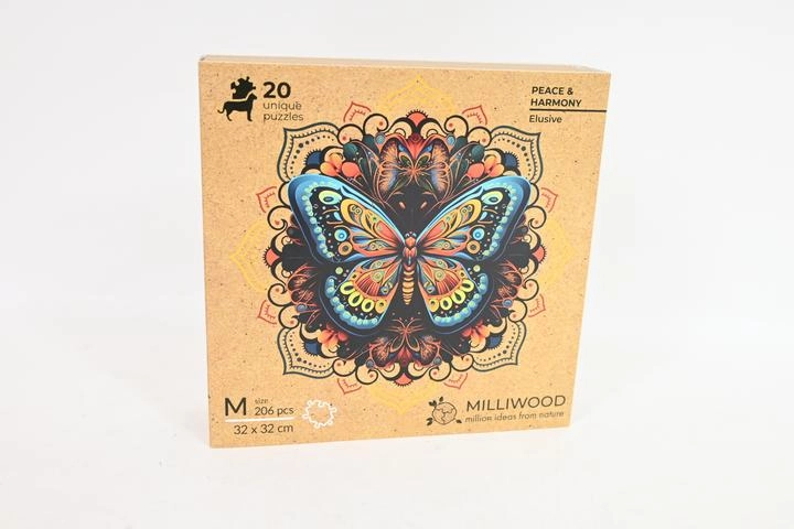 Milliwood Peace and Harmony – dřevěné puzzle motýl