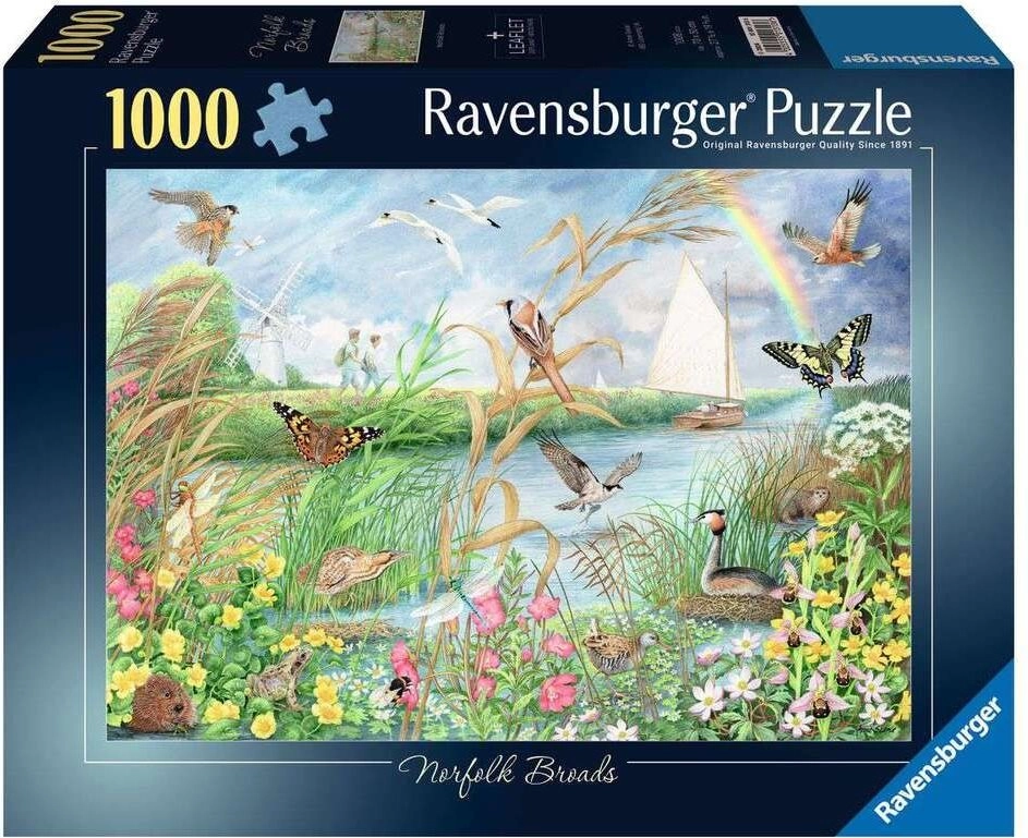 Ravensburger puzzle Norfolkské jezero 1000 dílků