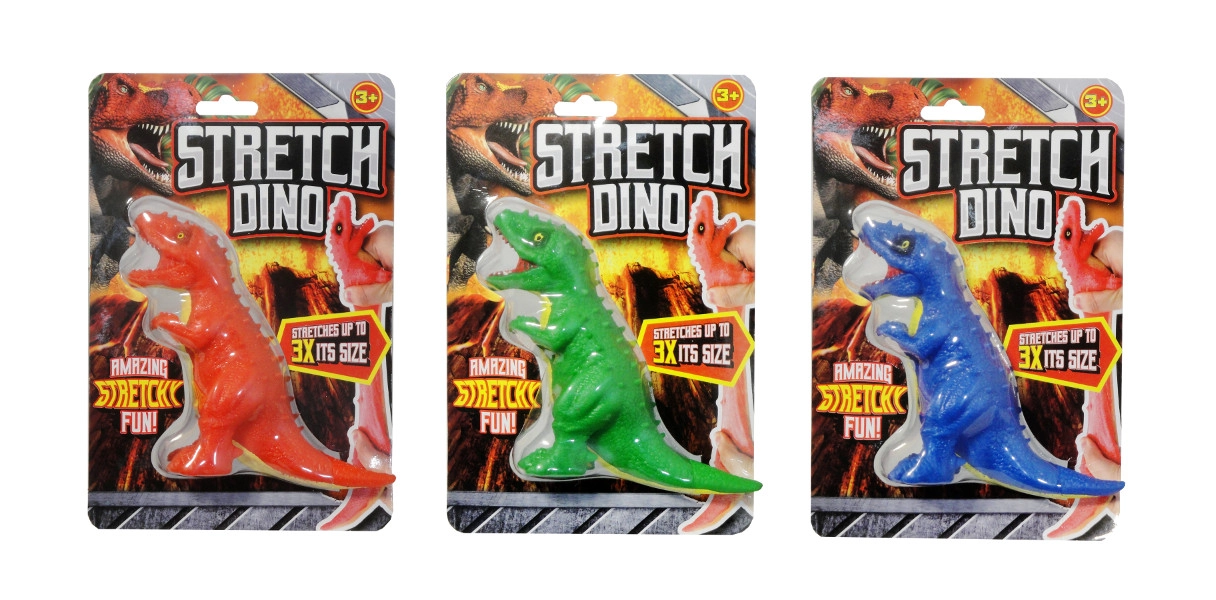 Pružný gumový dinosaurus na natahování
