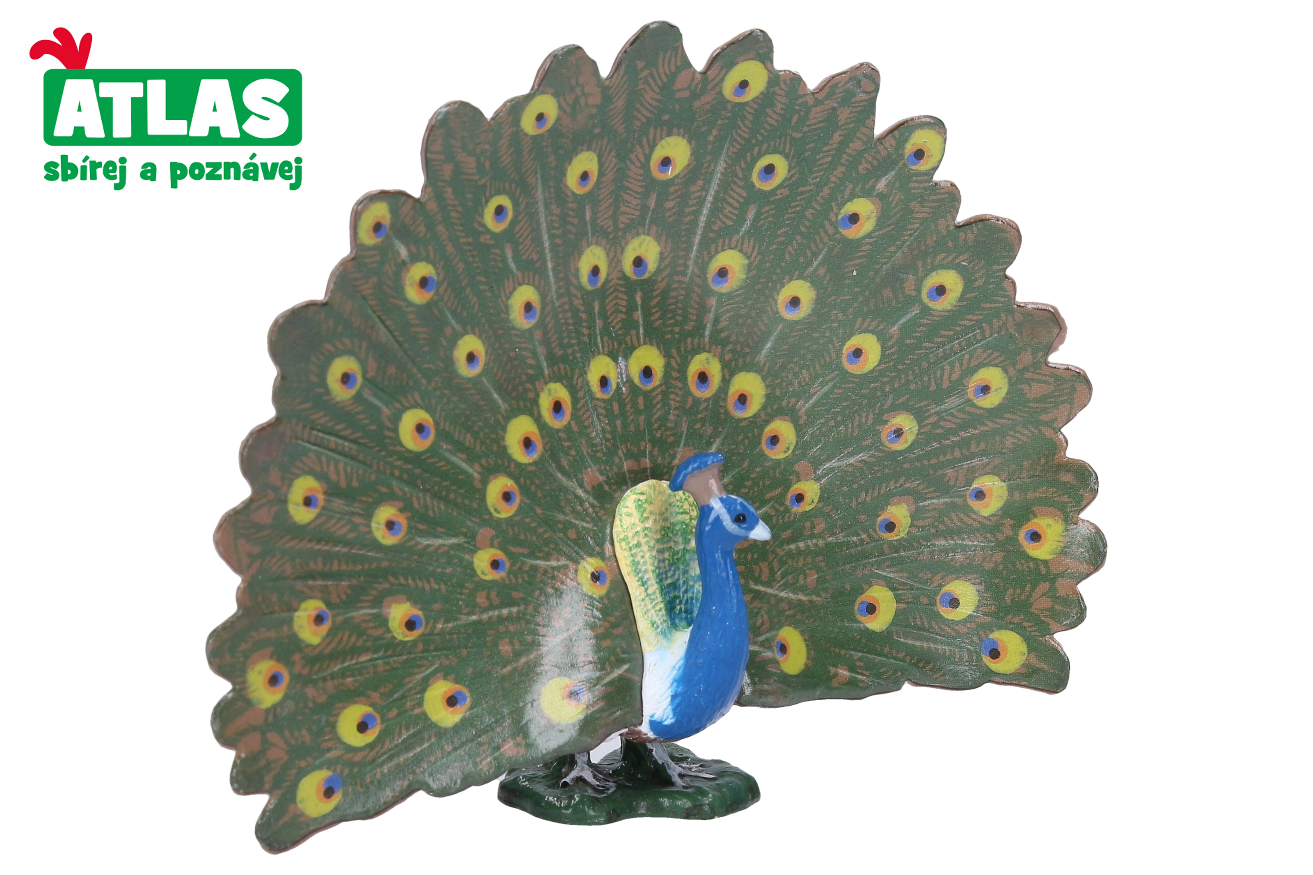 Levně Ruční figurka Páv 12 cm