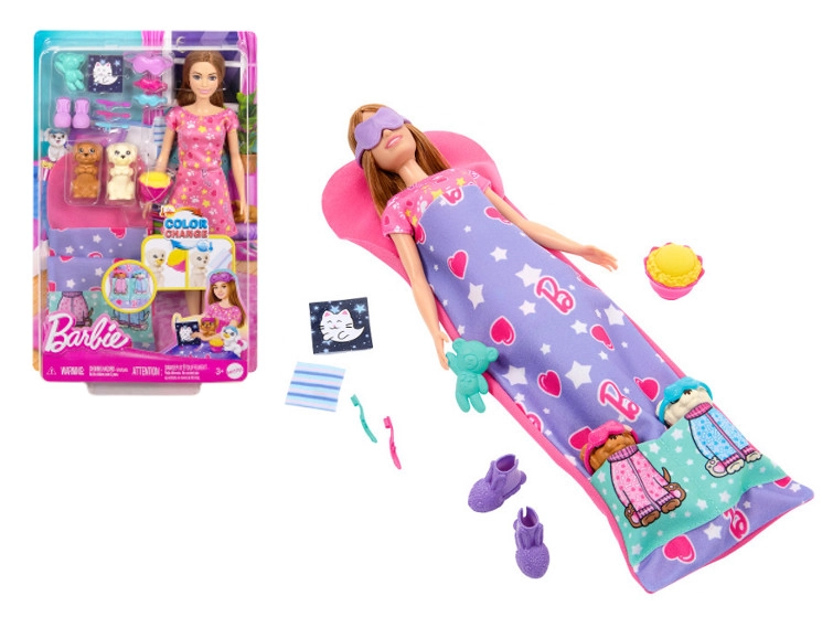 Barbie – pyžamová párty se štěňátky