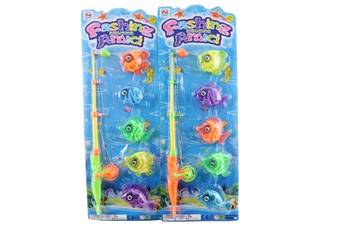 Rybářský prut s magnetickými rybkami – dětská sada