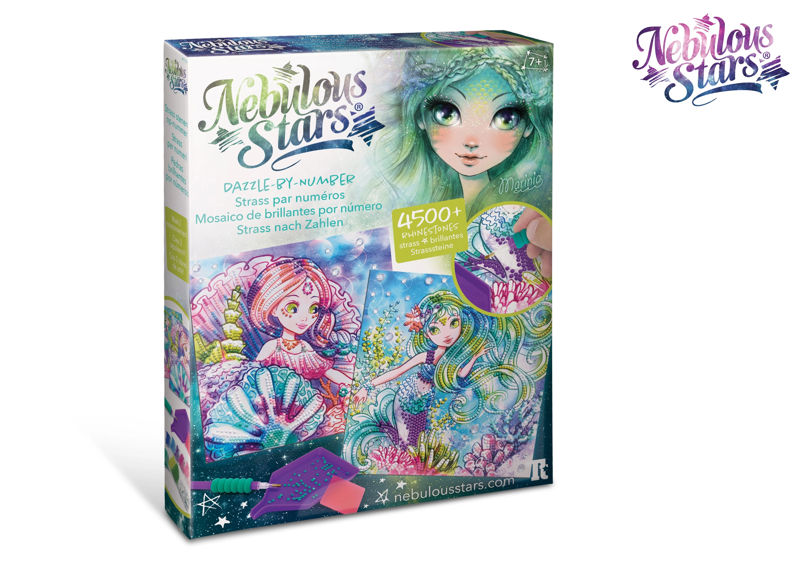 Nebulous Stars Kreativní sada: DAZZLE BY NUMBER WATER W007961