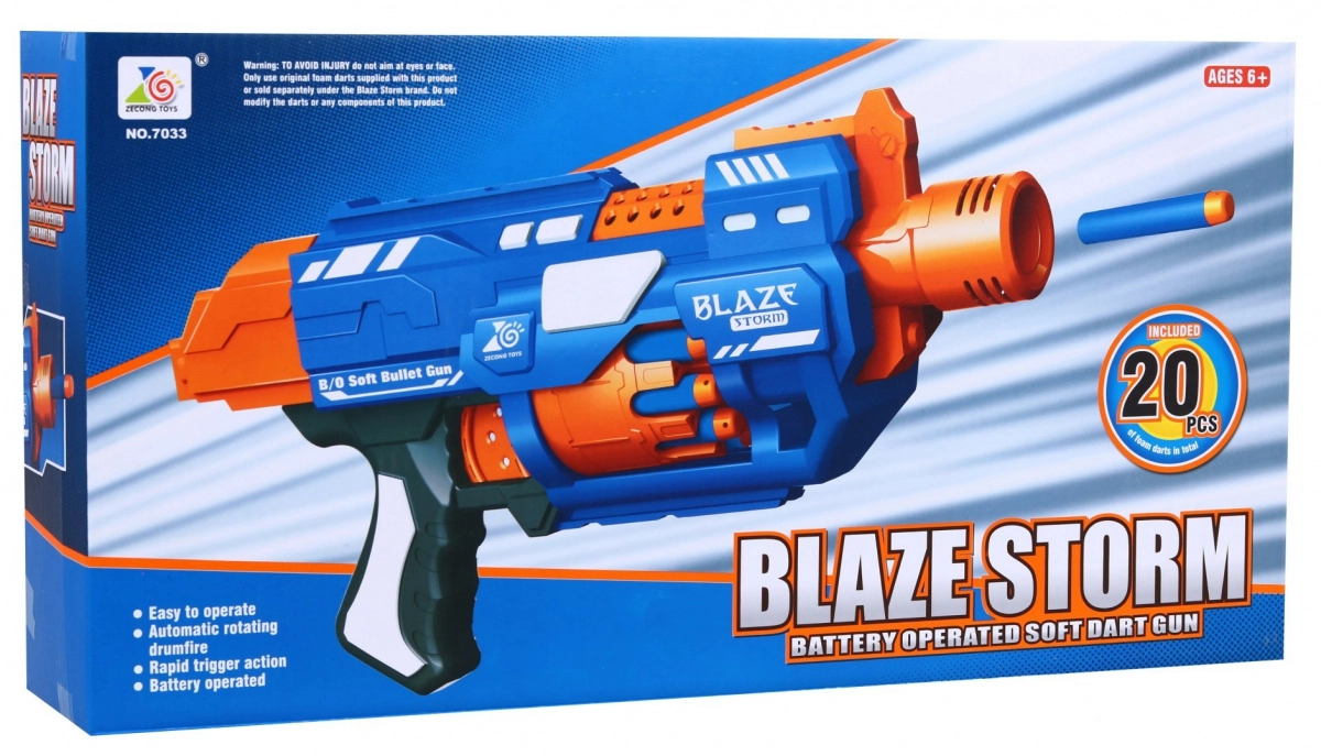 Tomido dětská pistole Blaze Storm Elite 7033