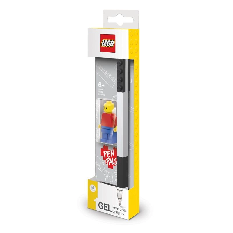 Lego gelové pero s minifigurkou, černé