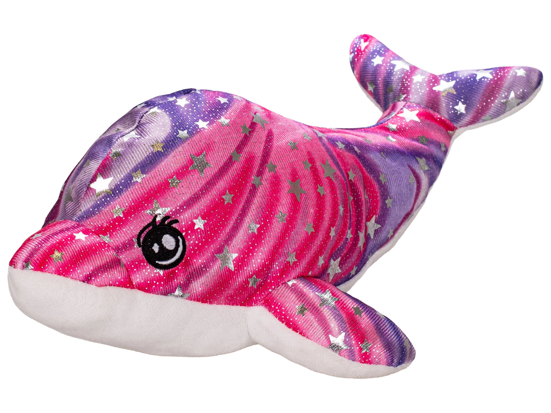 Třpytivý plyšový delfín 30 cm