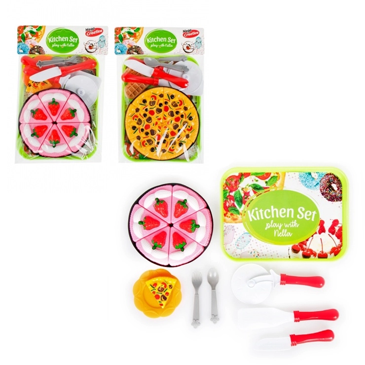 Kuchyňský set pizza a dort pro děti