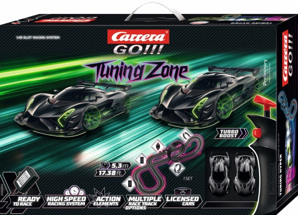 Autodráha Carrera GO Tuning Zone 5,3 m