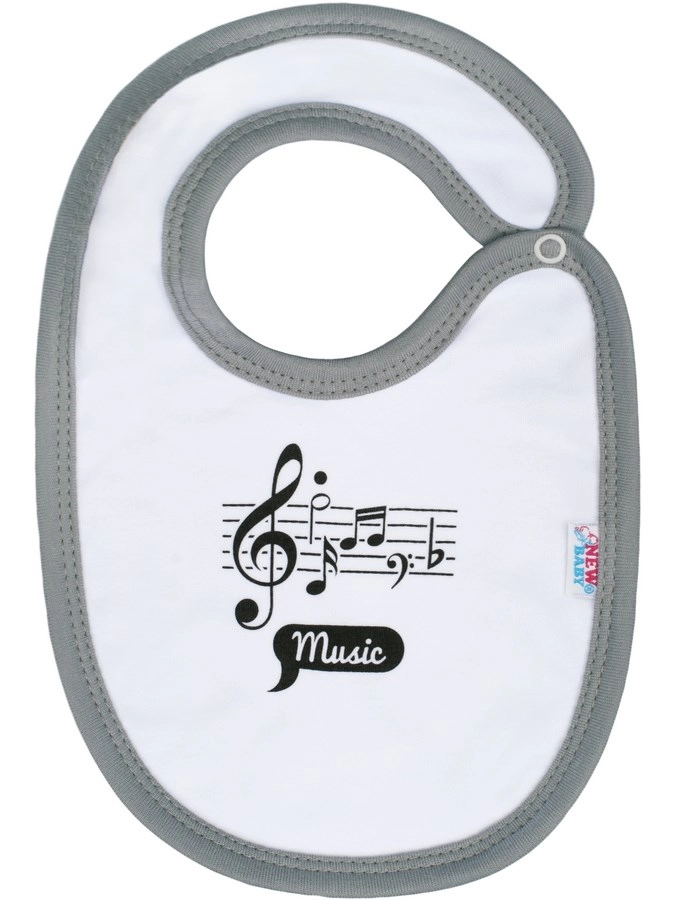 Kojenecký bavlněný bryndák NEW BABY Music