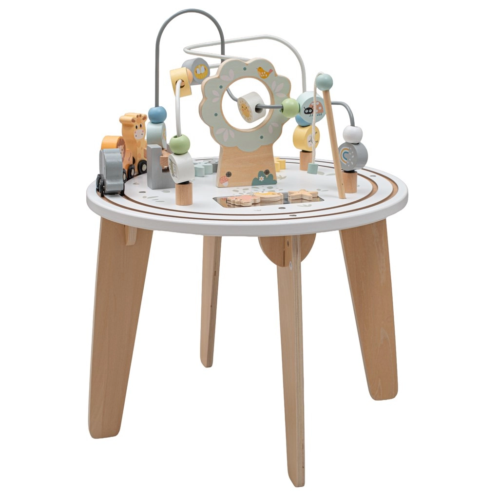 Dřevěný multifunkční stolek Montessori BABY MIX