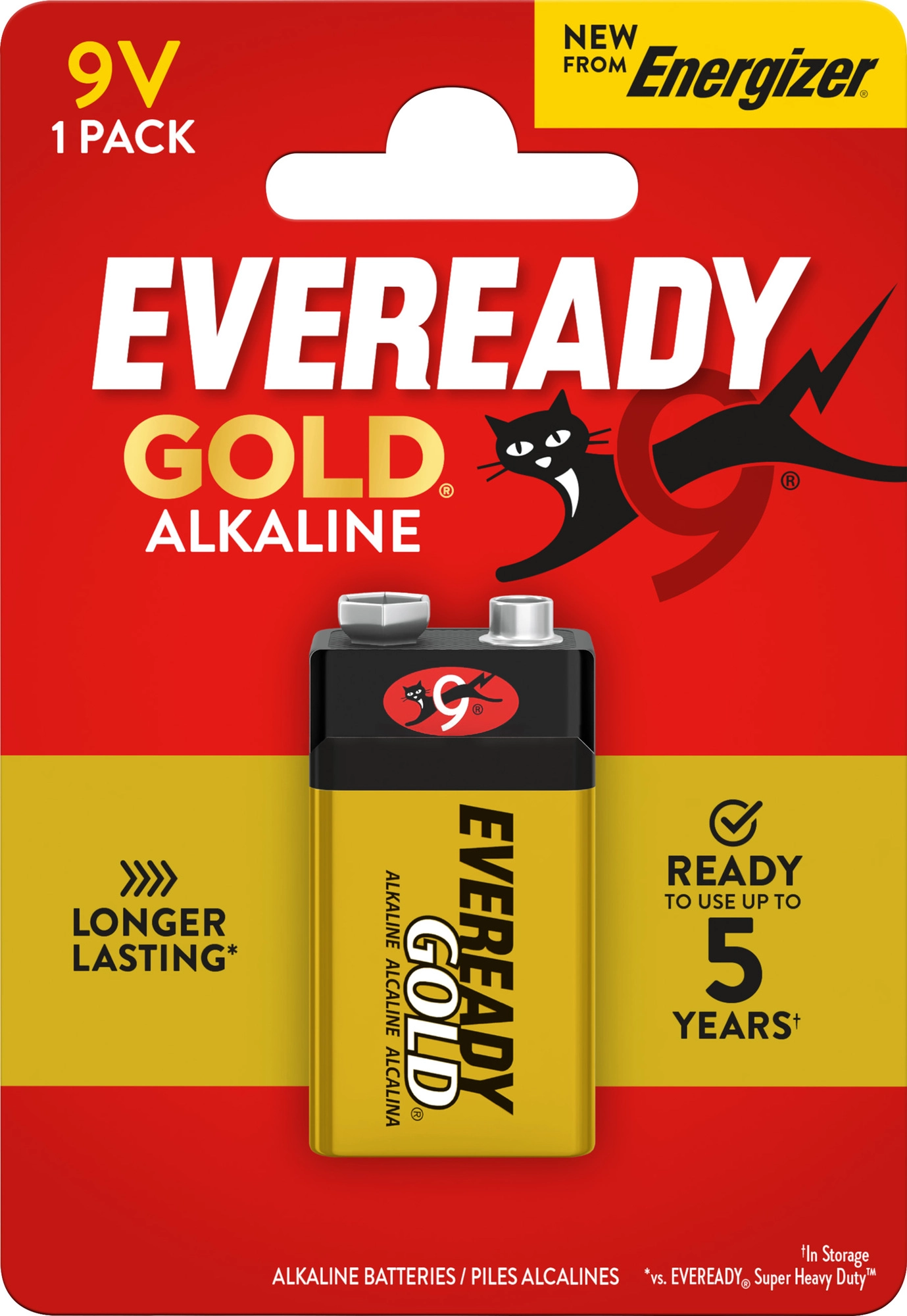 Energizer Eveready Gold 9V alkalická baterie
