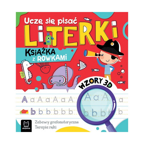 Učím se psát písmenka – kniha s drážkami