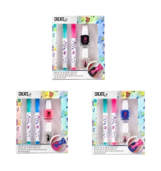 Create It! sada laků a nail art markerů na nehty