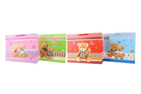 Dárková taška s motivem medvídků 50 × 40 × 15 cm