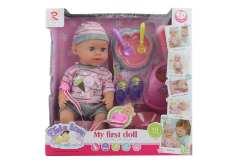 Panenka Miminko 32 cm s Doplňky a Zvuky