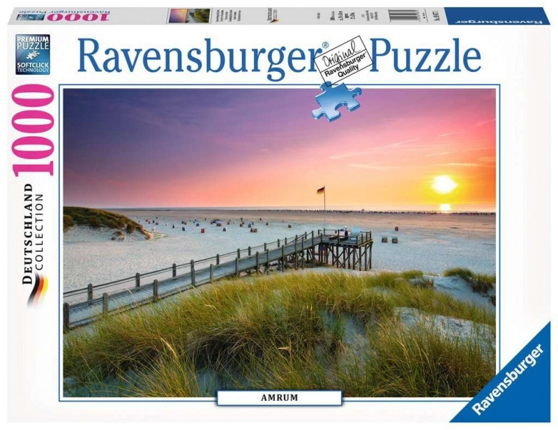 Ravensburger Západ slunce v Amrum Německo 1000 dílků