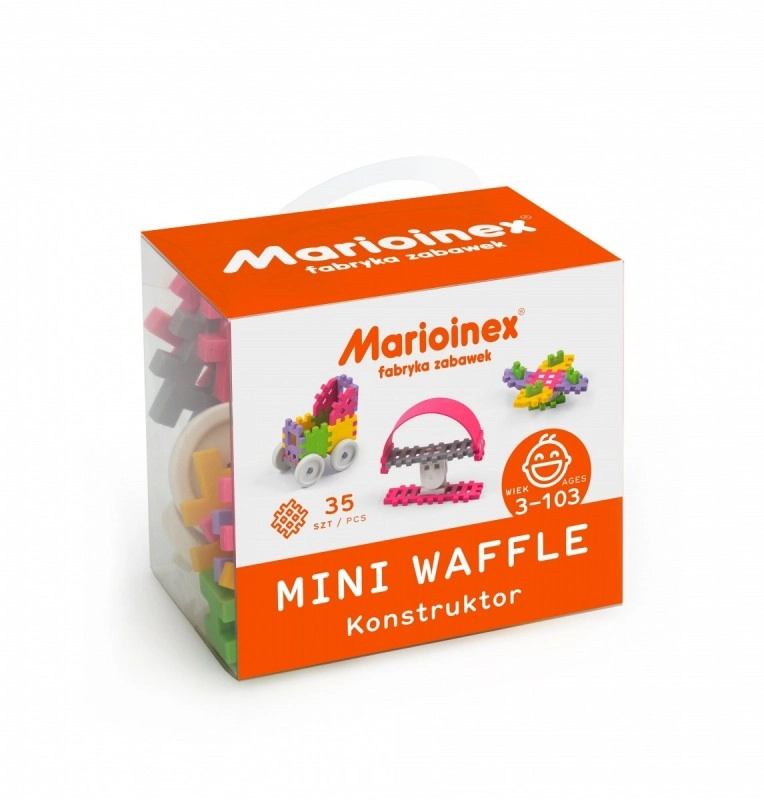 Marioinex MINI WAFLE 35 ks Konstruktér dívky