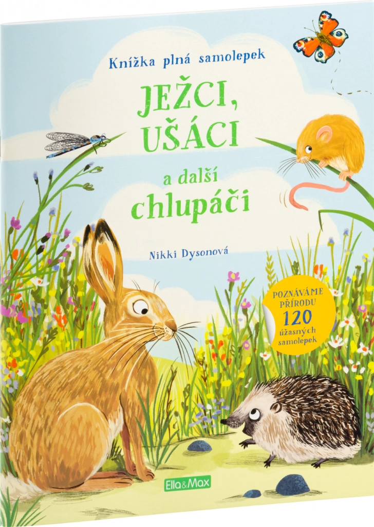 Levně JEŽCI, UŠÁCI a další chlupáči – Kniha samolepek