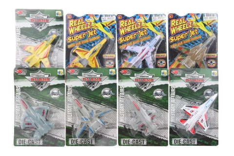 Kovové letadlo 12 cm