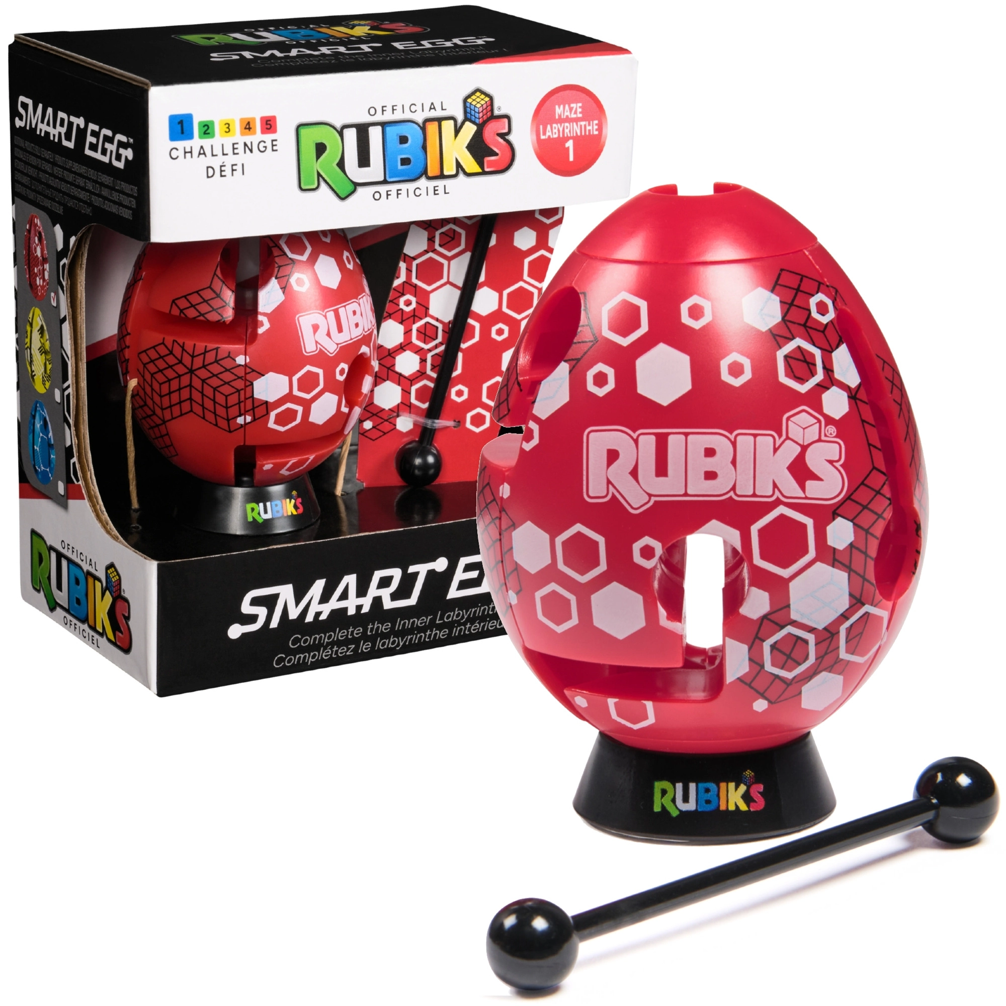 Rubik’s smart egg červené logické vejce